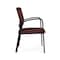Lesro Newport Guest Chair Metal Frame, Black, RF Nebbiolo Upholstery NP1101 - alternate 3